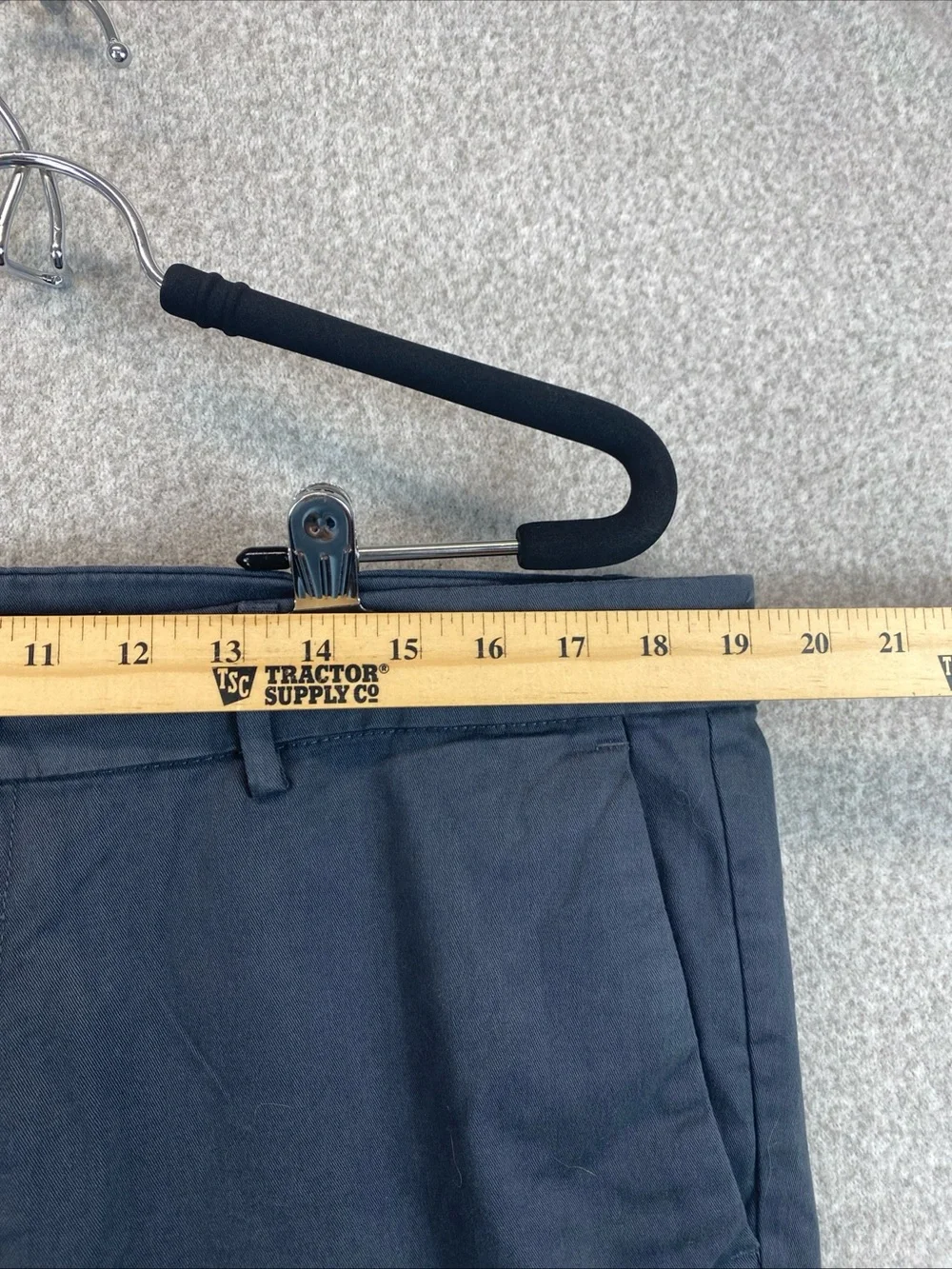 Banana Republic Dark Gray Chinos 38x30 Cotton Blend Flat Front Business Casual